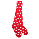 Women's Fuzzy Patterned Knee High Socks