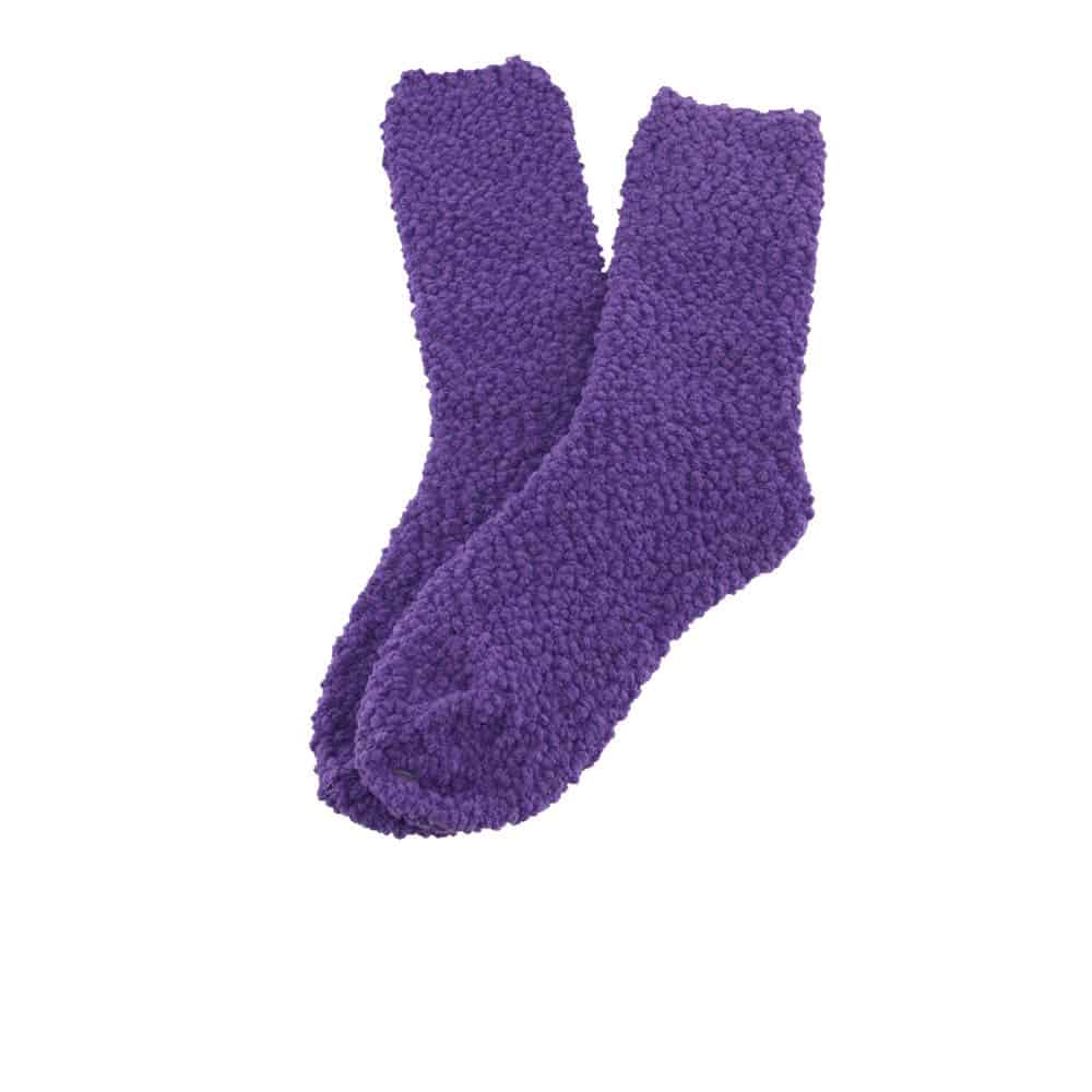 Purple Fuzzy Knobby Sock Assortments