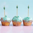 These picks work great as cupcake toppers