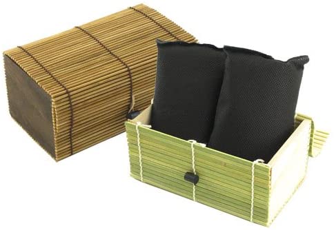 green brown box charcoal purifier bags