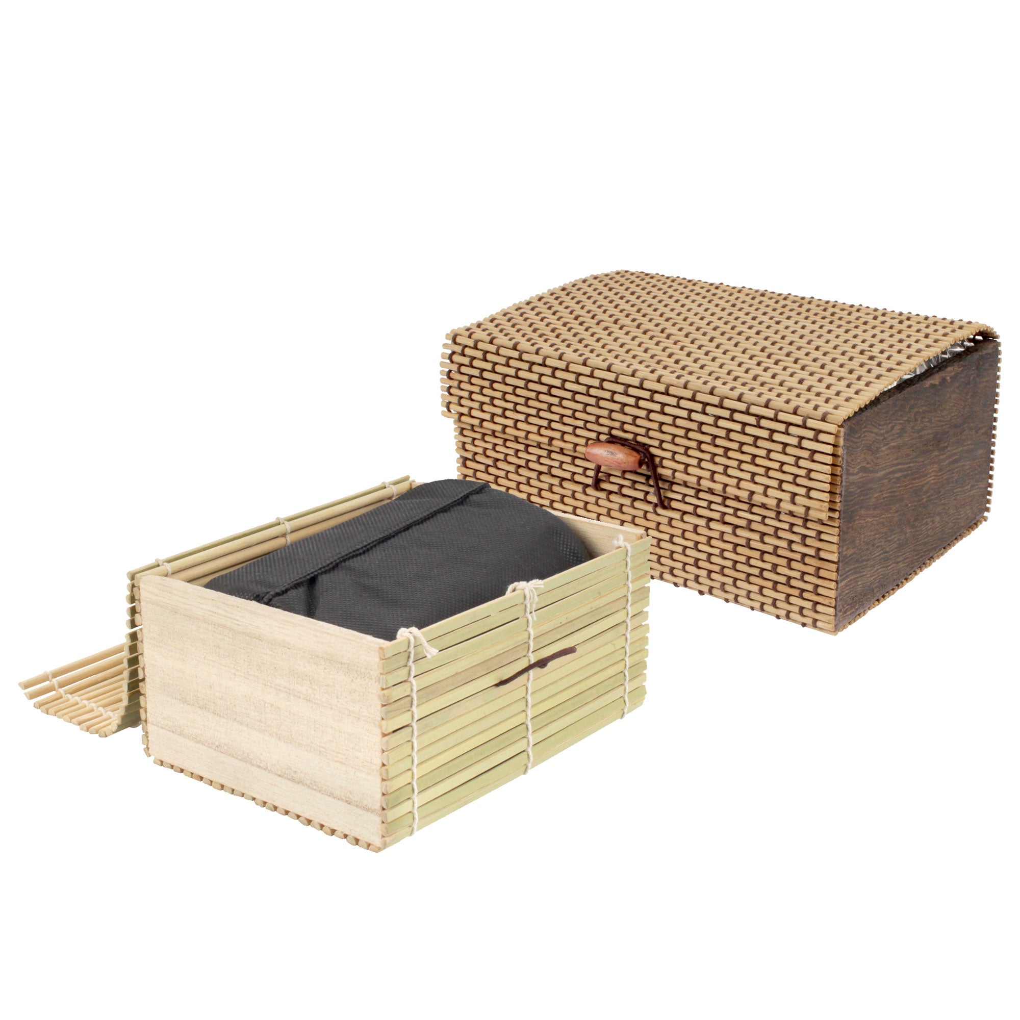 green brown box charcoal purifying bag