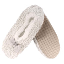 Women's Sequin Non-Slip Lined Furry Slippers: 1 Pair