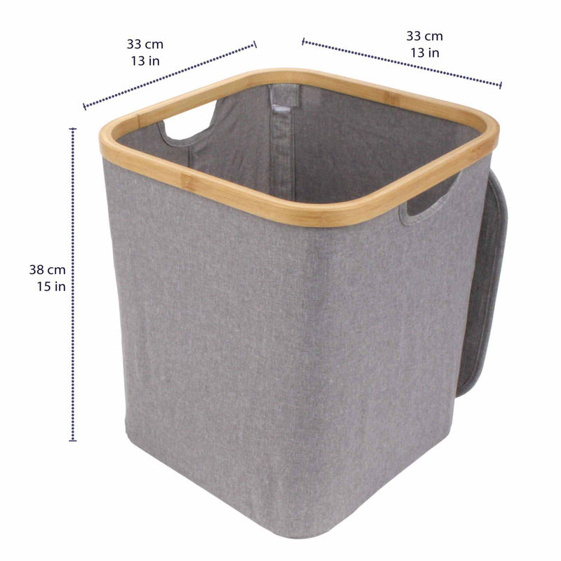 Square Bamboo Hampers with lid