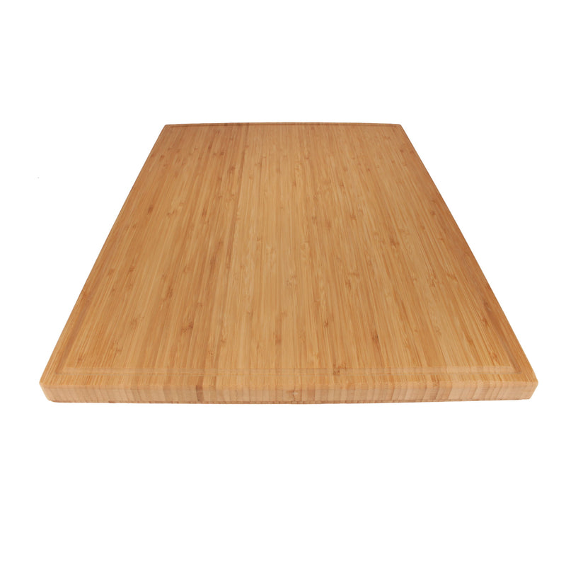 Heavy Duty Bamboo Cutting Board Carbonized Brown Side