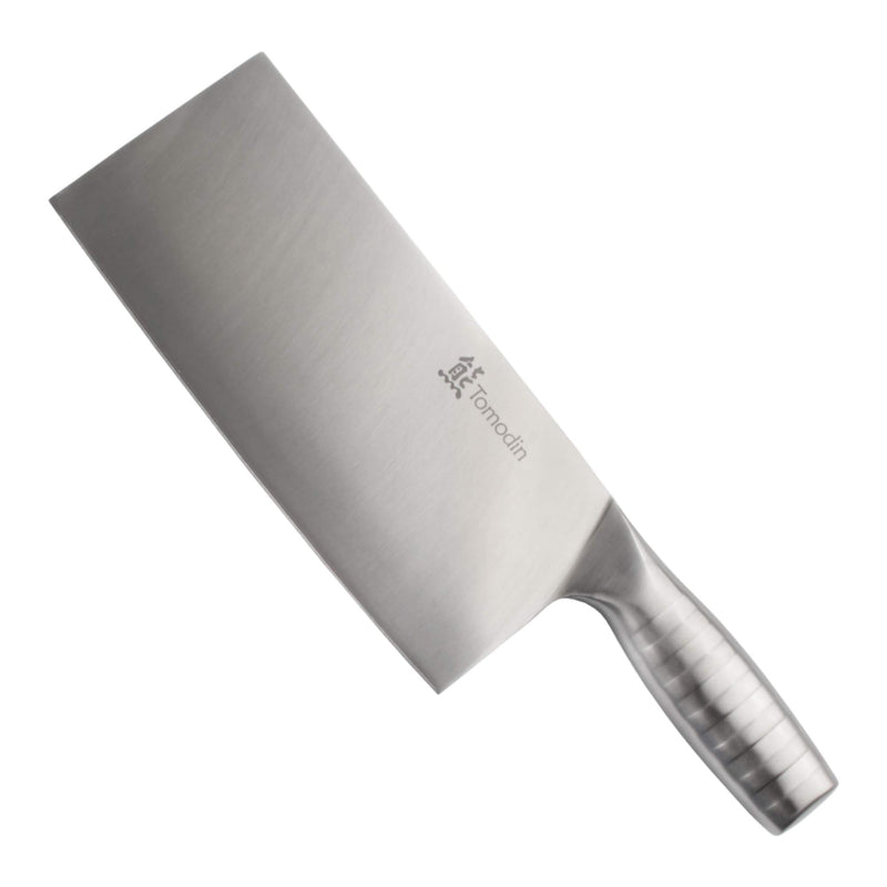 Cleaver Smooth Blade Silver Handle