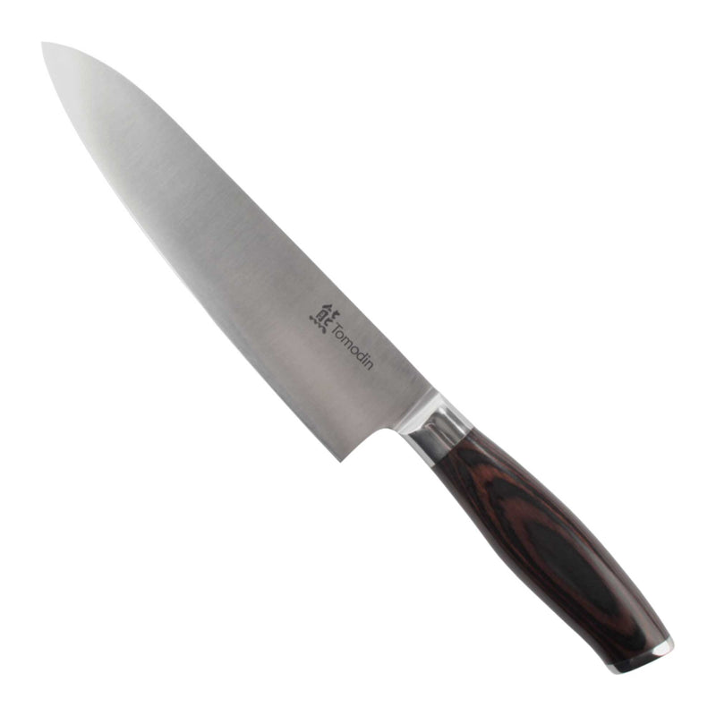 Chef Knife Smooth Blade Black Handle