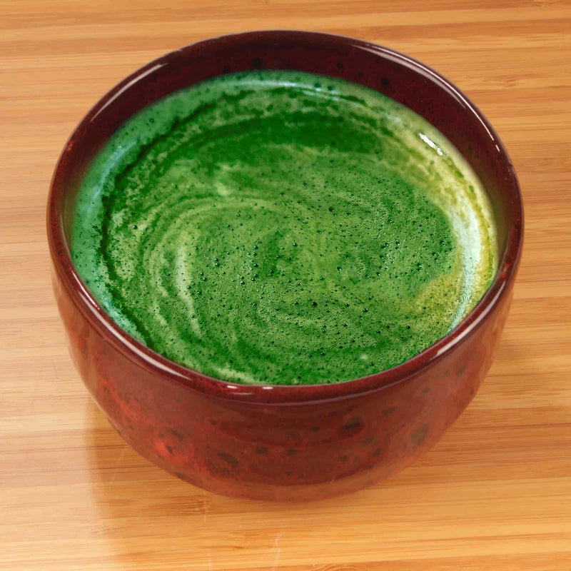 matcha bowl with green tea