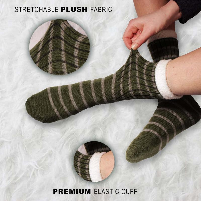 Men's double layer thermal cabin socks assortment stretchy