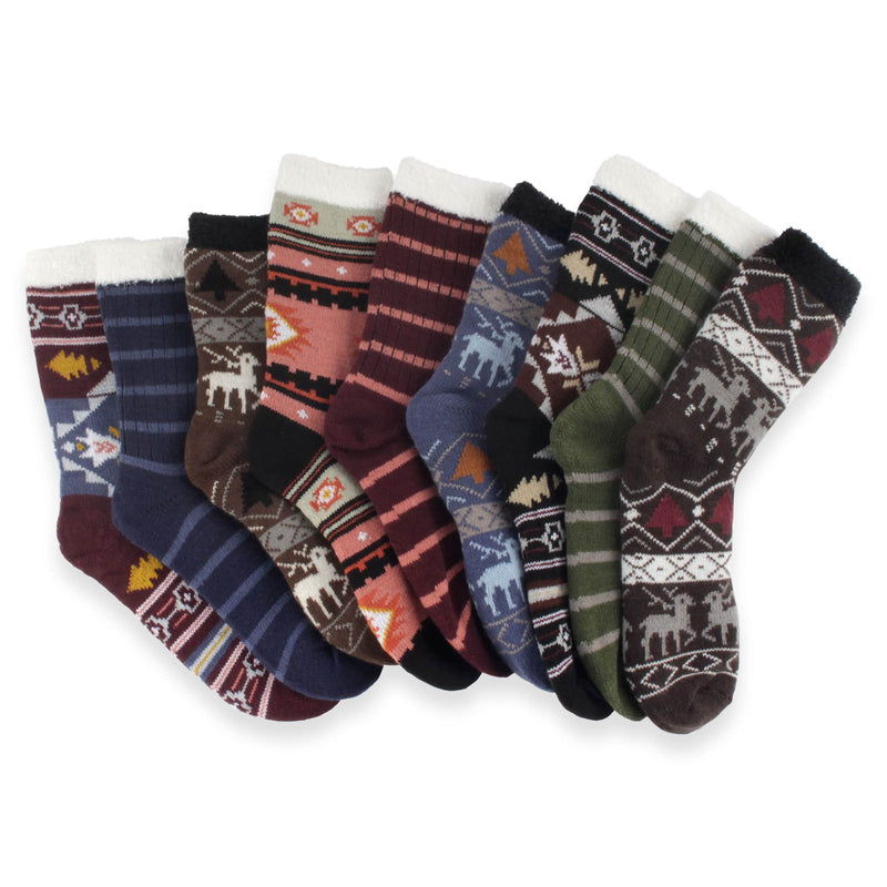 Men's double layer thermal cabin socks group