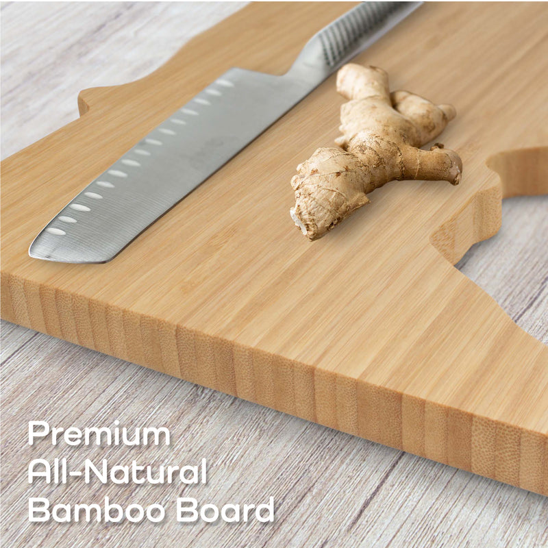 Minnesota Silhouette Cutting and Serving Board Infographic Image 2
