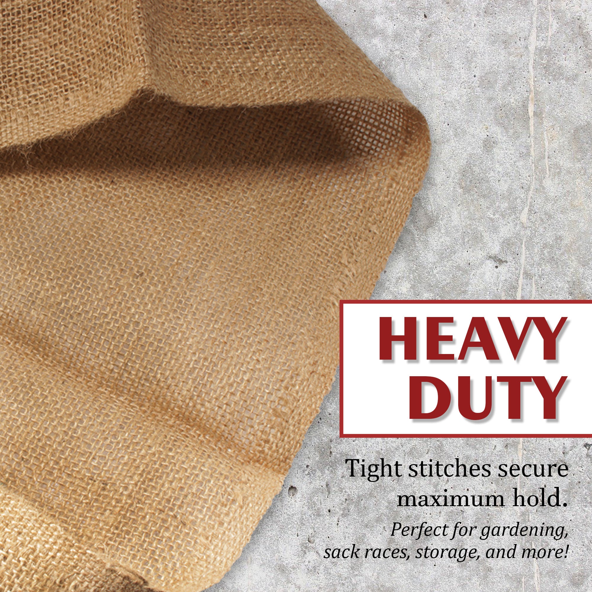 Natural Jute Burlap Potato Sack heavy duty