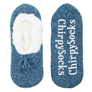 Women's Fancy Yarn Slippers: 1 Pair
