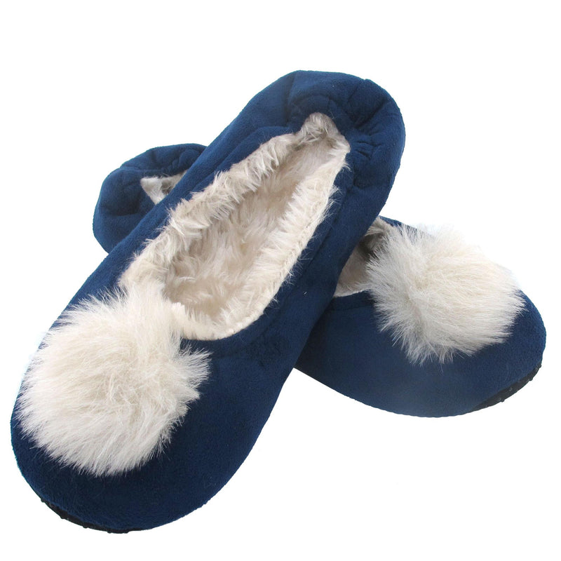 Women's Adult Soft Warm Cozy Fuzzy Rabbit Pompom Comfort Home Slippers Socks, Single Pair