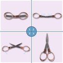 folding scissors size chart