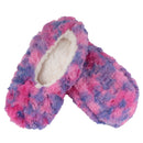 Women's Tie-Dye Fuzzy Slippers: Singles