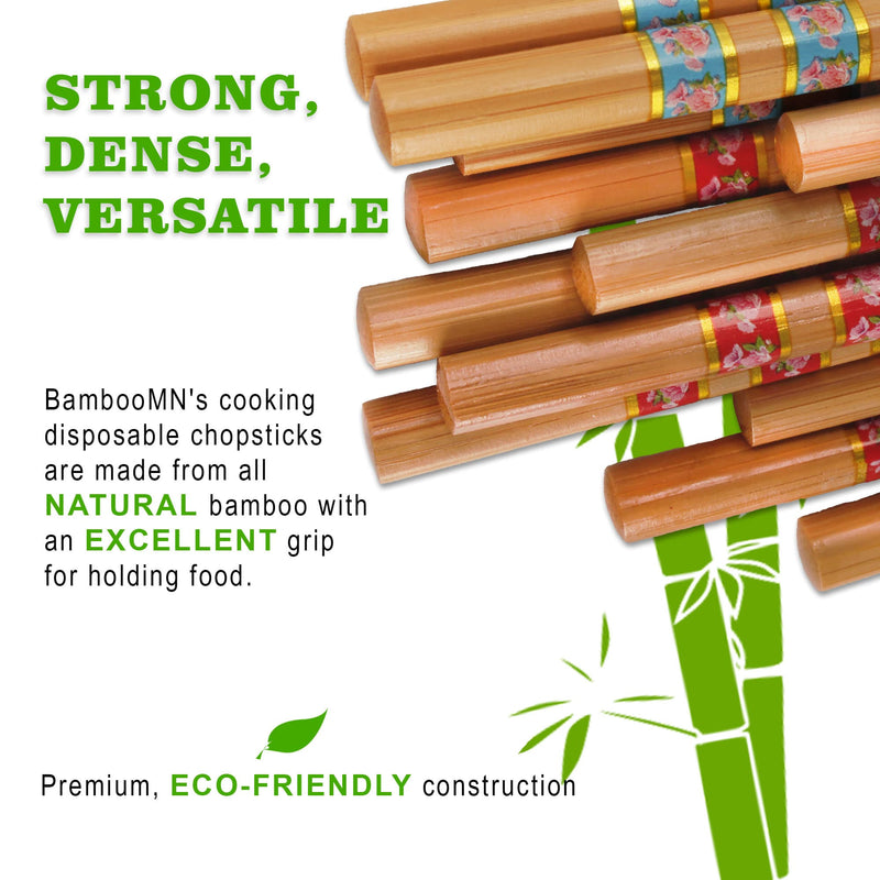 floral striped bamboo chopsticks infographic image