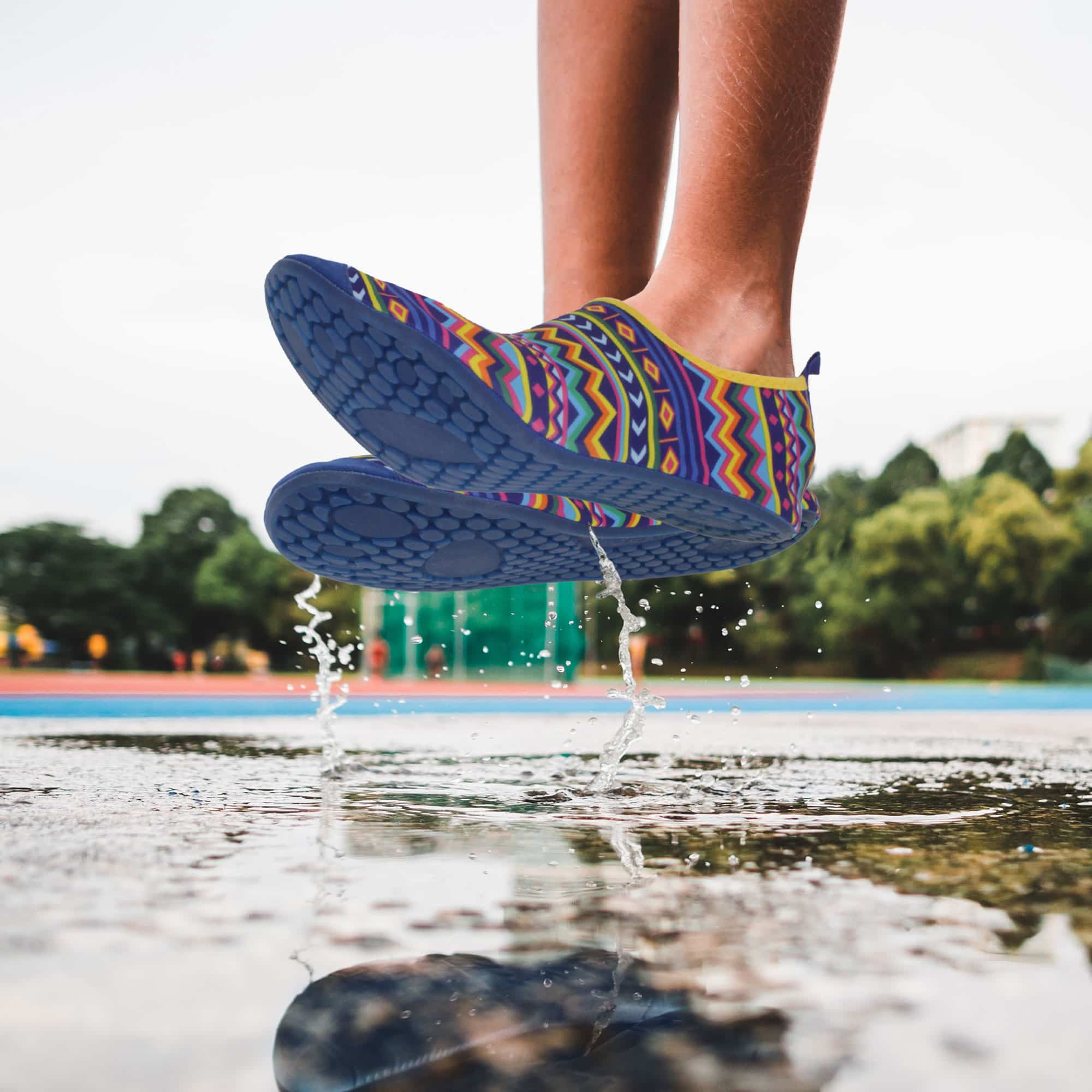 water shoes in water