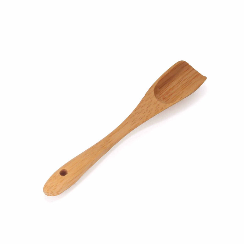 Small Bamboo Deep Scoop - Carbonized Brown