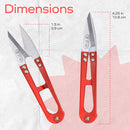 Red Metal Snip Dimensions