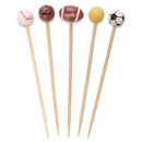 sports game soccer football basketball tennis baseball picks skewers food drink appetizer dessert assorted assortment