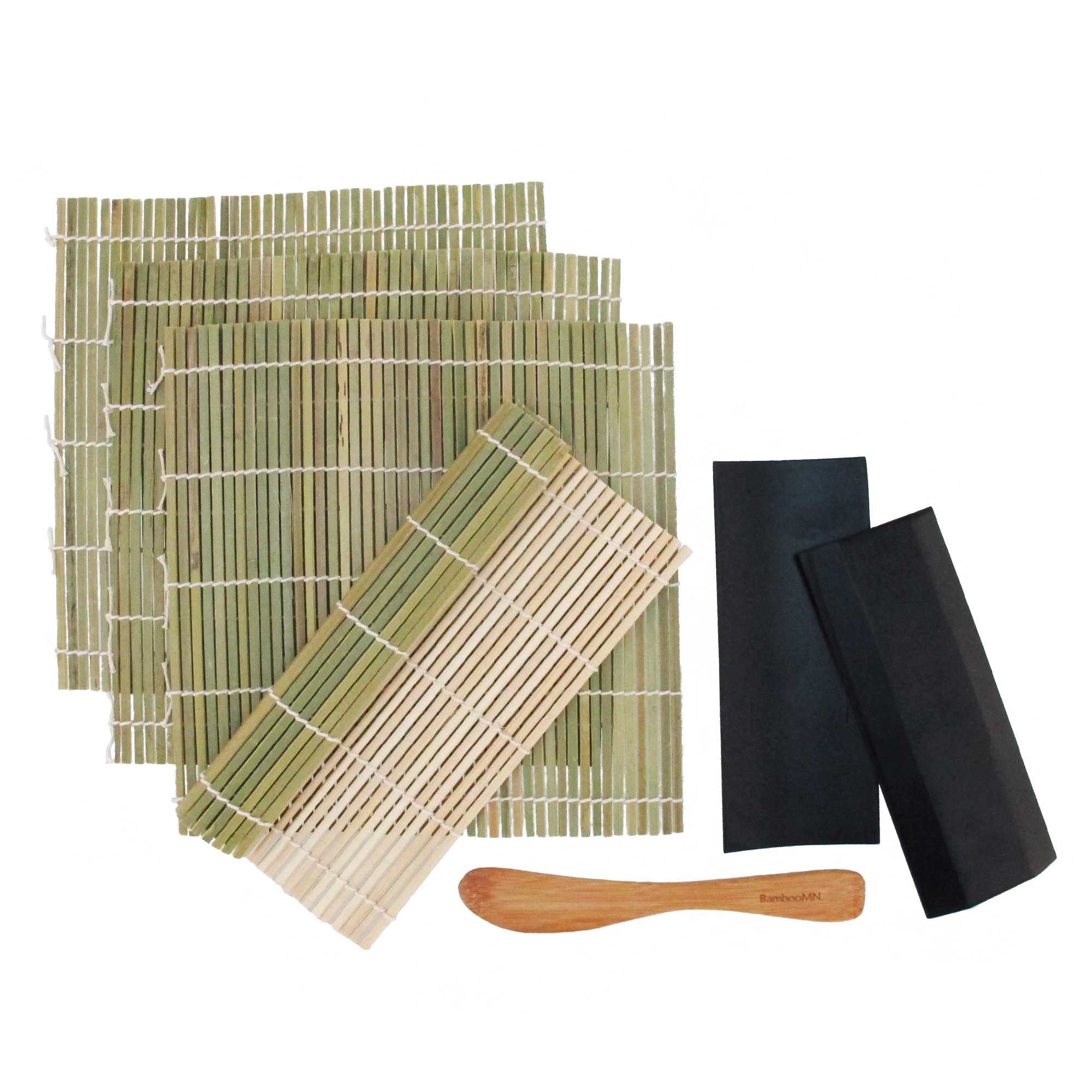 Green Mats + Black Plates + Speader