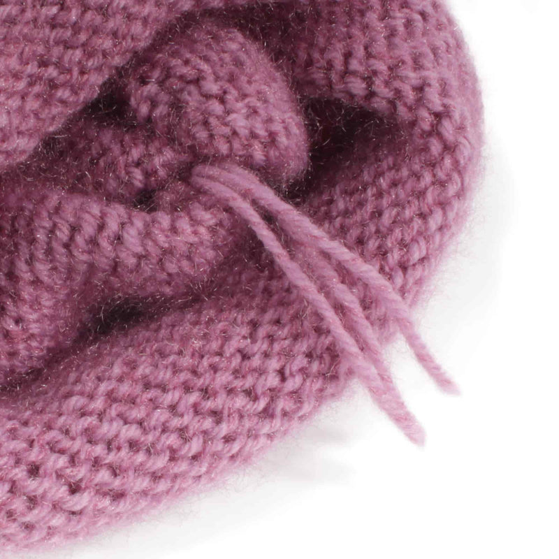 Super Soft Hand Knit Winter Hat for Women, Men, and Children string