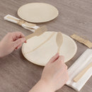 veneer bamboo 4pc tied utensils in hand