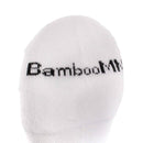 white bamboo quarter crew socks