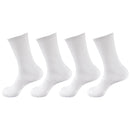 Women's Bamboo Cushioned Crew Socks: 4 Pairs