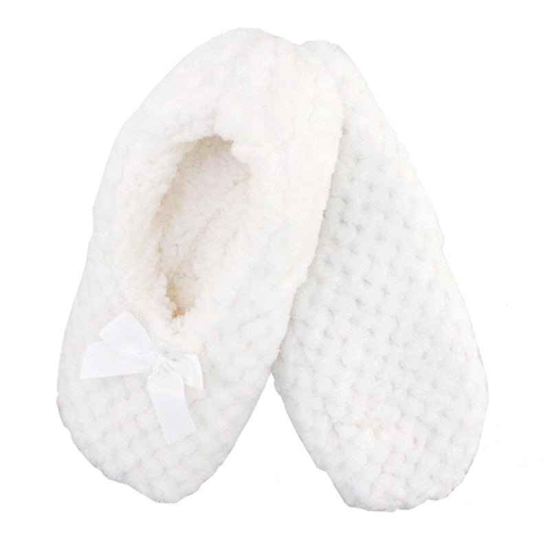Adult Women Soft Touch Slippers Non-Slip Lined Socks, 1 Pair