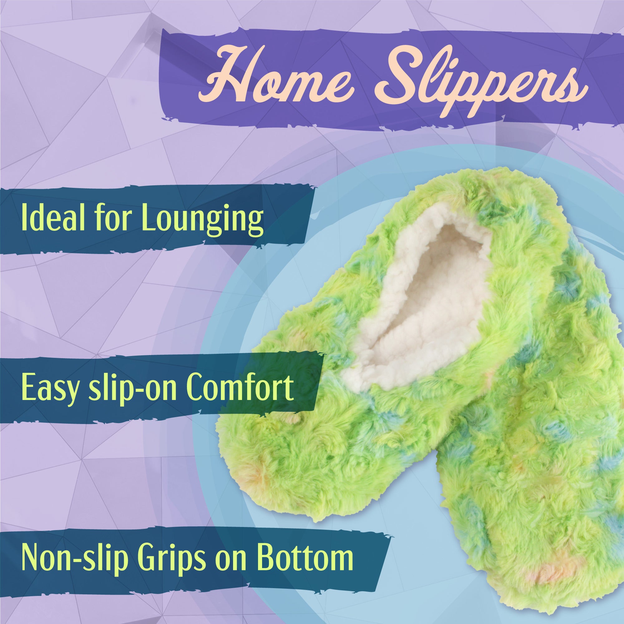 fuzzy cozy home slippers