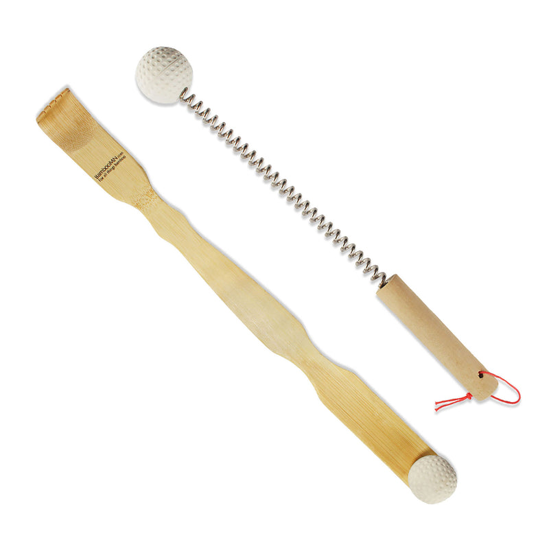bamboo wood backscratcher massager tool