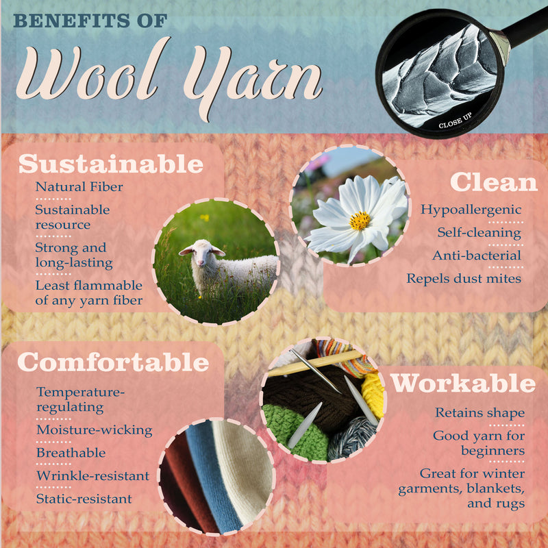 benefits and features of wool yarn