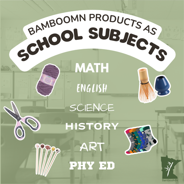 BambooMN Products as School Subjects: A Back-to-School Guide with a Twist