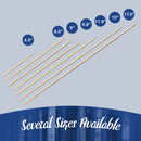 bamboo 4mm several sizes available skewer food kebab grill measure tape