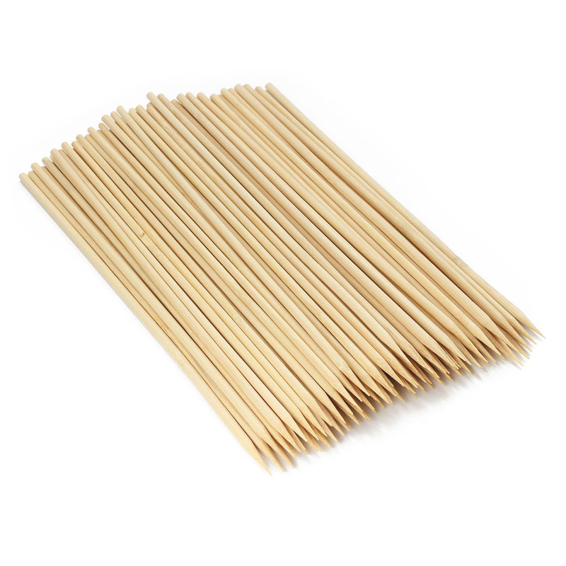 Premium Natural Bamboo Extra Long Short Sharp Point Round Skewers