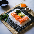 Sushi Rolling Kit with 2 Rolling Mats, Rice Paddle and Spreader