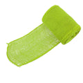 Green burlap jute ribbon