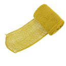 Yellow burlap jute ribbon