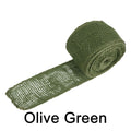 3'' Jute Burlap Ribbon Rolls, 10 Yards Each