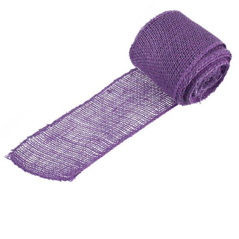 3'' Jute Burlap Ribbon Rolls