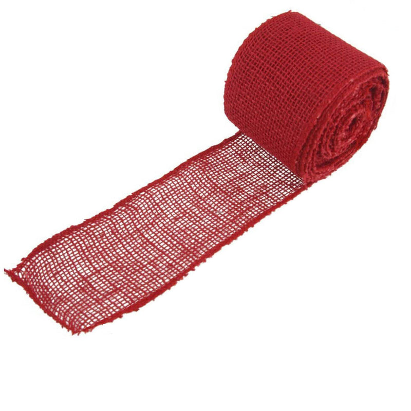 3'' Jute Burlap Ribbon Rolls