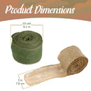 3'' Jute Burlap Ribbon Rolls