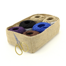 jute twine roll color pack with scissor