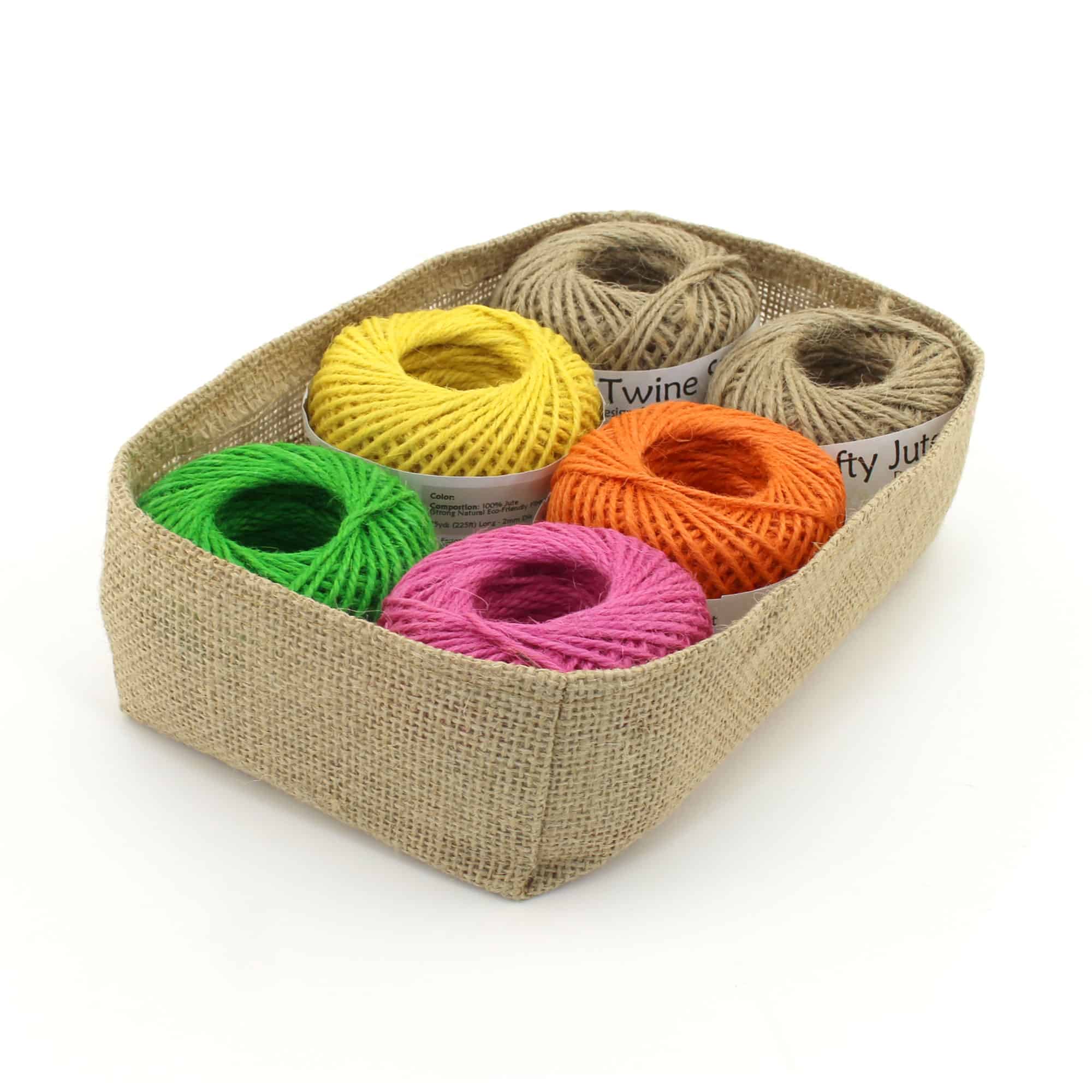 jute twine roll color pack 