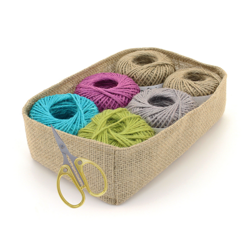 Crafty Jute Twine and One Scissors - 6 Ball Variety Packs