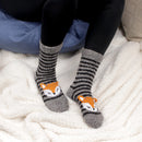 Fuzzy Animal Socks - 6 Pairs Assortments