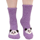 Fuzzy Animal Non-Slip Fuzzy Crew Socks