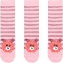 Fuzzy Animal Non-Slip Fuzzy Crew Socks