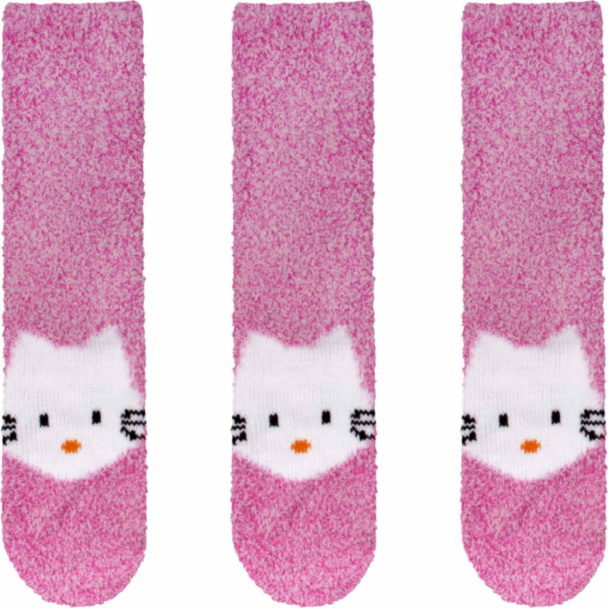 Fuzzy Animal Non-Slip Fuzzy Crew Socks